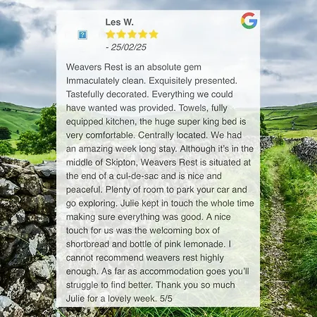 Weavers Rest - New Boutique Retreat In With Parking Skipton